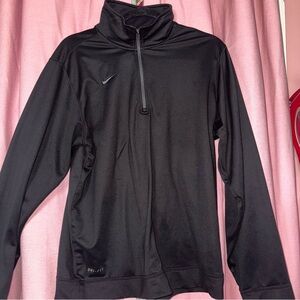 Nike Black Dri-FIT Half-Zip Athletic Pullover